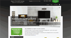 Desktop Screenshot of danstv.dk